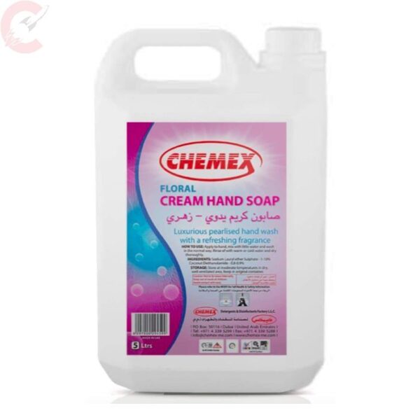 LIQUID HAND SOAP (FLORAL) CHEMEX 5L KEG